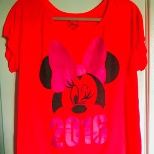 Purple and Pink Minnie Mouse Shirt